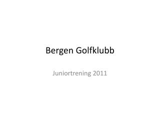 Bergen Golfklubb