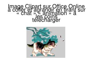 Image Clipart sur Office Online « chat » « animation » à télécharger