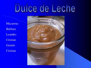 Dulce de Leche