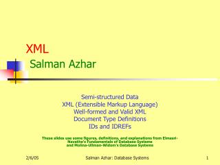 XML Salman Azhar