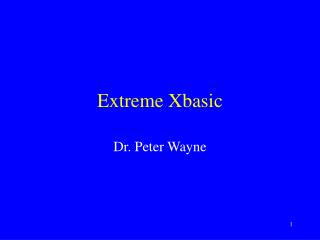Extreme Xbasic