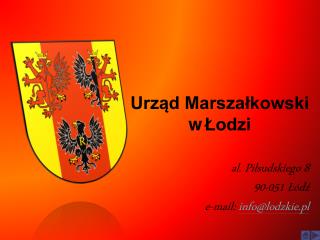 Urząd Marszałkowski w Łodzi