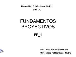 FUNDAMENTOS PROYECTIVOS