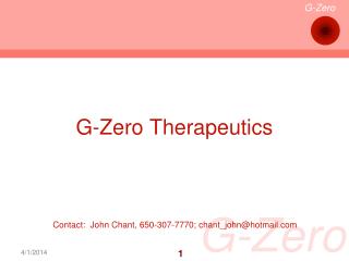 G-Zero Therapeutics