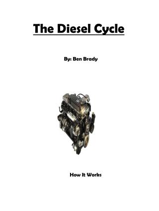 The Diesel Cycle