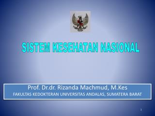 SISTEM KESEHATAN NASIONAL