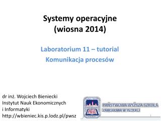 Systemy operacyjne (wiosna 2014)