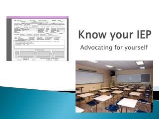 Know your IEP