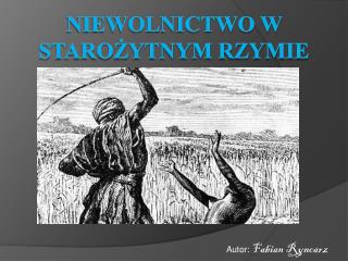 Niewolnictwo w starożytnym Rzymie