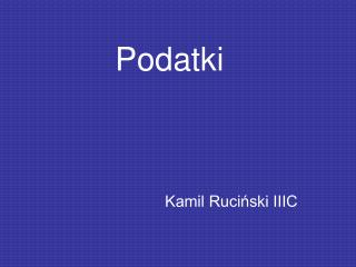 Podatki