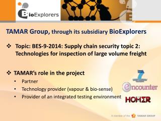 TAMAR Group, through its subsidiary BioExplorers