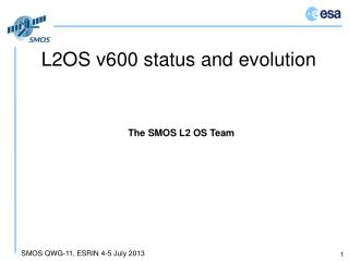 L2OS v600 status and evolution