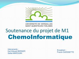 Soutenance du projet de M1