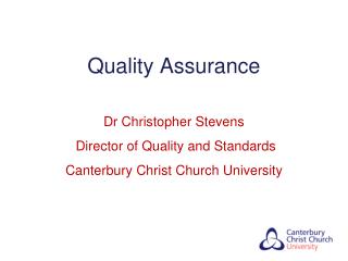 Quality Assurance