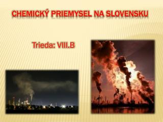 Chemický priemysel na Slovensku