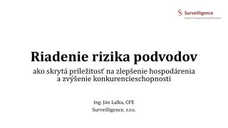Riadenie rizika podvodov