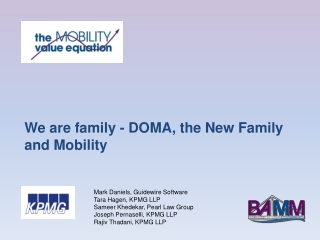 We are family - DOMA, the New Family and Mobility