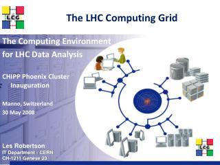 The LHC Computing Grid