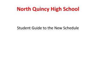 North Quincy High School