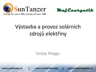 Výstavba a provoz solárních zdrojů elektřiny