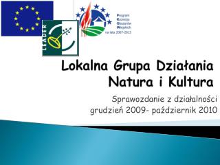 Lokalna Grupa Działania Natura i Kultura