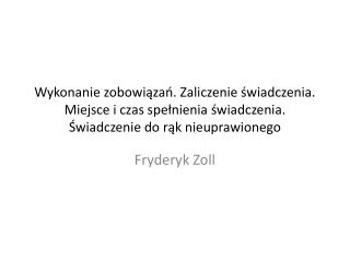 Fryderyk Zoll