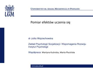 Pomiar efektów uczenia się