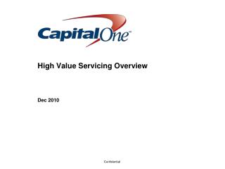 High Value Servicing Overview Dec 2010