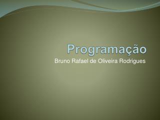 Programação