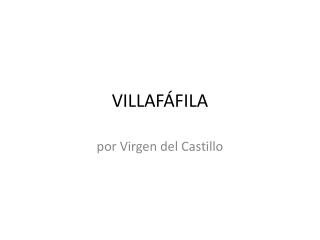 VILLAFÁFILA