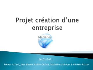 Projet c réation d’une entreprise