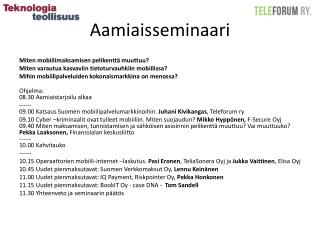 Aamiaisseminaari