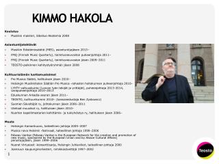 KIMMO HAKOLA