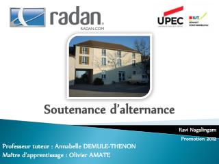 Soutenance d’alternance