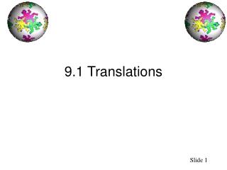 9.1 Translations