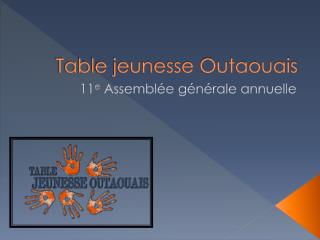 Table jeunesse Outaouais