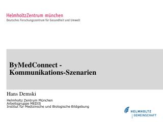 ByMedConnect - Kommunikations-Szenarien