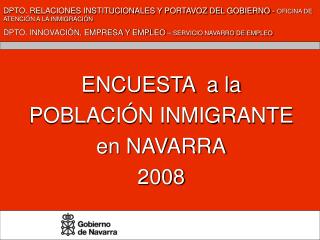 DPTO. RELACIONES INSTITUCIONALES Y PORTAVOZ DEL GOBIERNO - OFICINA DE ATENCIÓN A LA INMIGRACIÓN