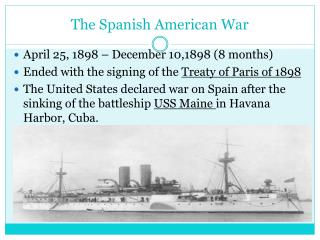 The Spanish American War