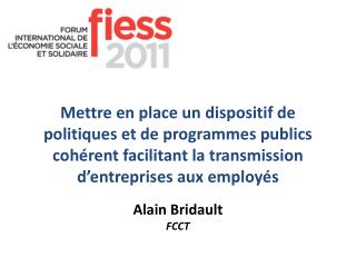 Alain Bridault FCCT