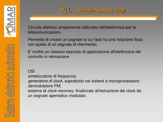 PLL - phase-locked loop