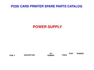 POWER SUPPLY