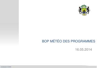 BOP MÉTÉO DES PROGRAMMES