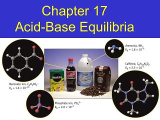 Chapter 17 Acid-Base Equilibria