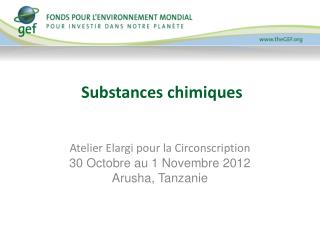 Substances chimiques