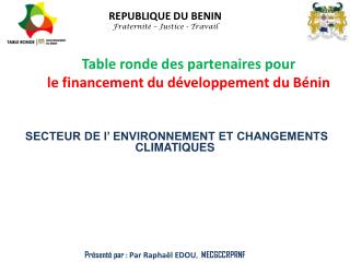 Table ronde des partenaires pour le financement du développement du Bénin