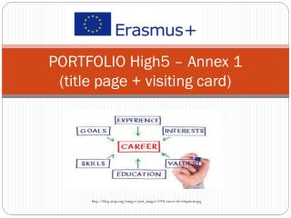 PORTFOLIO High5 – Annex 1 (title page + visiting card)