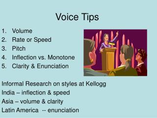 Voice Tips