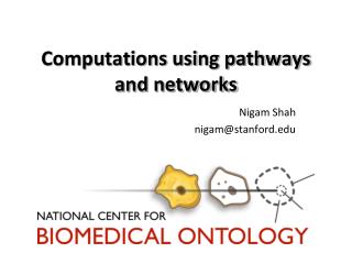 Computations using pathways and networks