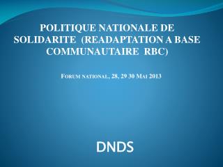 Forum national, 28, 29 30 Mai 2013 